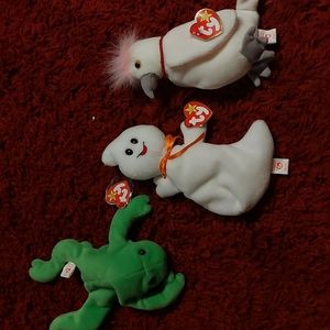 3 Beanie Babies
